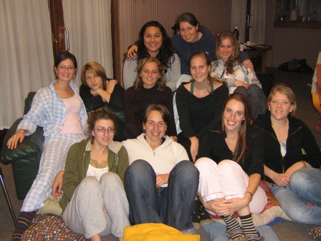 Soire entre filles ... en pyjama ... quel bonheur